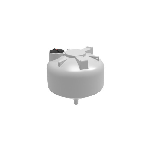 Емкость ЦКТ 3000 литров с патрубком 160мм с фланцем под плотность до 1,2 г/см³ белая
