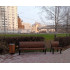 Скамейка чугунная «Голландия» с подлокотниками