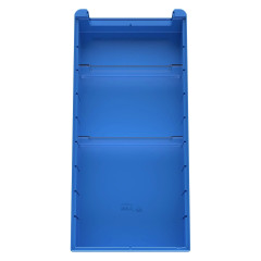 Полочный контейнер SK-5209 500х235х90 мм iPlast голубой с 2 поперечными перегородками