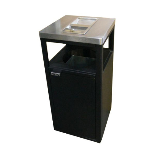 Урна-пепельница Пассаж, 435х435х950 мм, с емкостью, 40 л