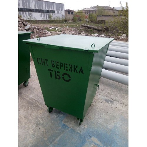 Контейнер для мусора металлический 0,65 м³